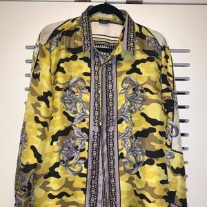 Beautiful Versace shirt yellow and black